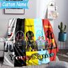 Custom Name Twenty One Pilots Music Evolution Flannel Blanket, Use for Birthday/Holiday Gift, Soft Blanket for Sofa/Bed/Camping/Office, Home Decor