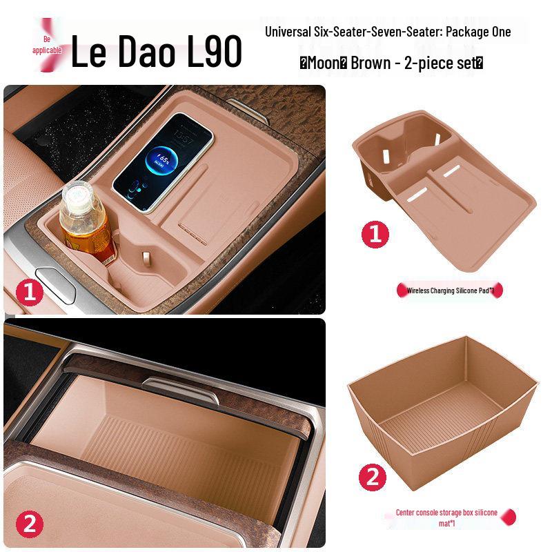 L90 Wireless Charging Silicone Pad for Car Cup Holder