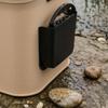 Foldable Fishing Bucket Padded Handle Square Angling Container Side Pockets Basket