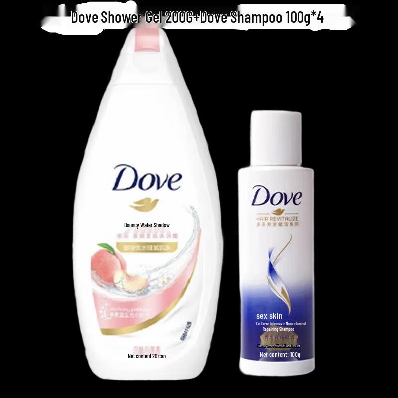 Dove Refreshing Shower Gel & Shampoo Set