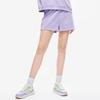 FILA Color Block Side Knit Sports Shorts Women shorts Mousse-Purple F11W229605FVT