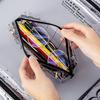 1Pcs Kawaii Pencil Case Cartoon Transparent Letter Octagonal School Pencil Box Pencilcase School Supplies Stationery