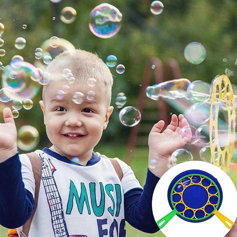 Children Big Bubbles Wand Kit Kids Toys Fancy Bubble Circle Props Parent-Child Interaction Props Outdoor Playtime Toys