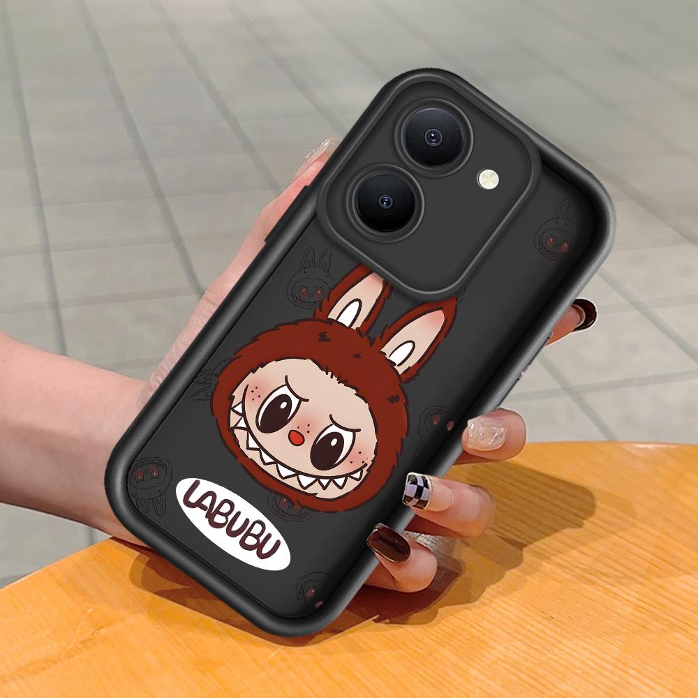 Myk silikon firkantet stige Utskriftsmønster Telefondeksel Helt deksel Kamera Støtsikker beskyttelse Gummideksel for Vivo