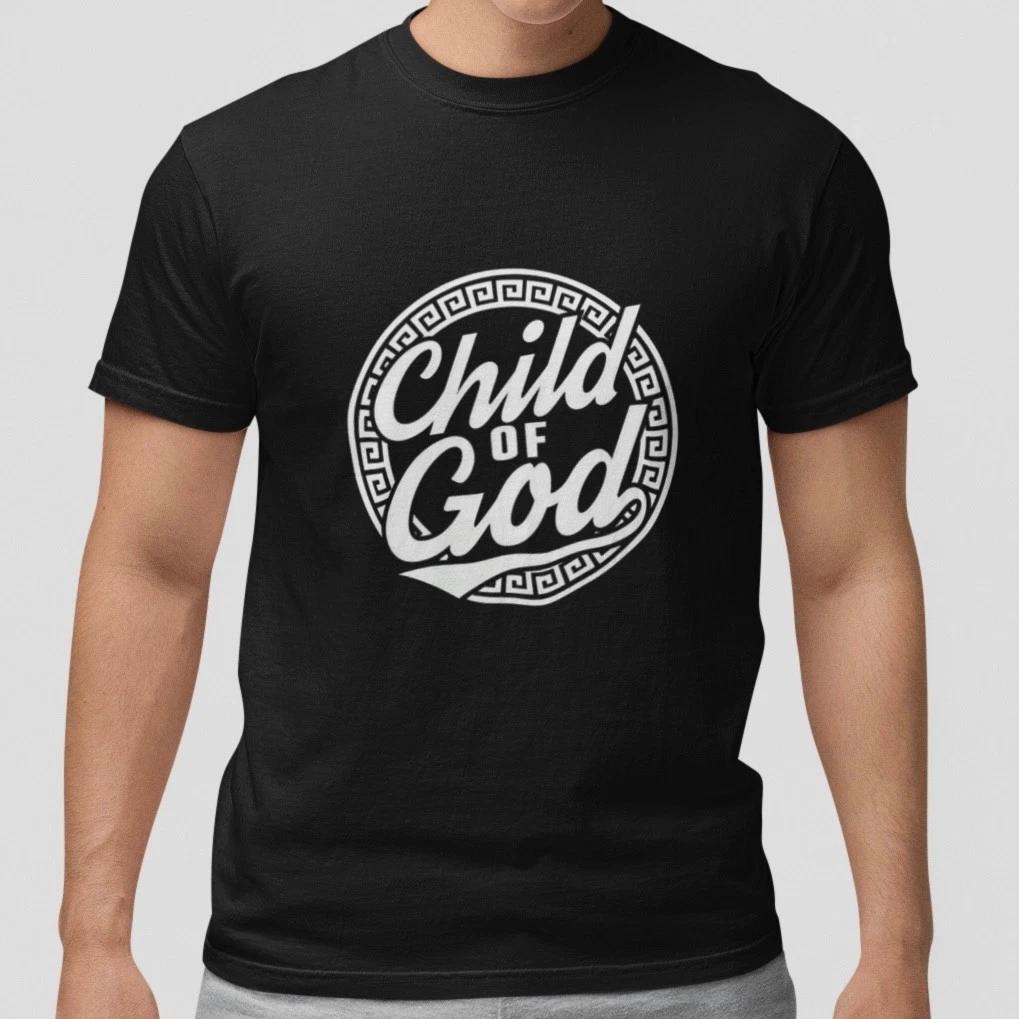 Child Of God Shirt Christian Faith Graphic Tee Unisex Streetwear Black T Shirt L