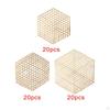 20 Pieces Bamboo Cooking Mats for Food Preparation And Serving