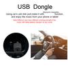 Bluetooth-compatible Dongle 3 in 1 BT5.0 USB Adapter Stereo Audio Transmitter Receiver for TV Computer Car Earphone Headset