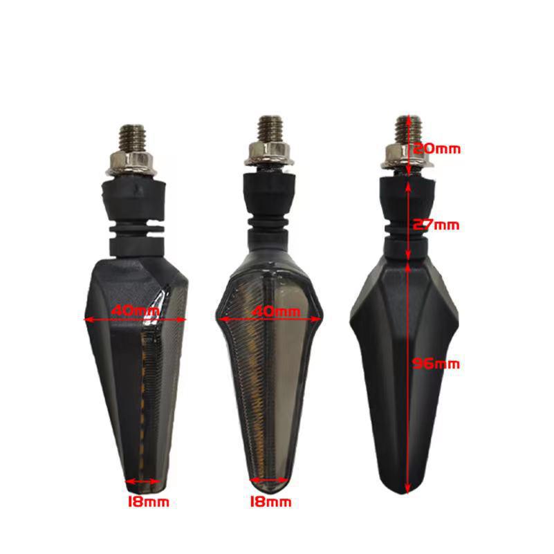 LED Motorcycle Turn Signal & Warning Lights - Streamer, Headlight, Corner & Directional Lights for Electric Vehicles