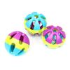 Interactive Dog Toy Plastic Hollow Ball with Bell for Medium Large Breed Dogs