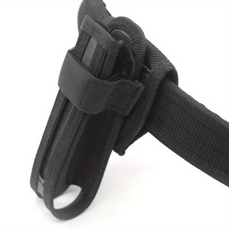 360° Rotating Telescopic Baton Holder Durable Nylon Holster for 21" To 26" Batons, Quick-Release Clamping Buckle, Secure Belt Loop, Secure Baton Grip