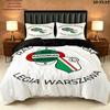 Radomiak Radom Pattern Bedding uilt Set uilt Cover Pillowcase Home Decoration Birthday Gift (1 * duvet cover + 2 * pillowcase without core)