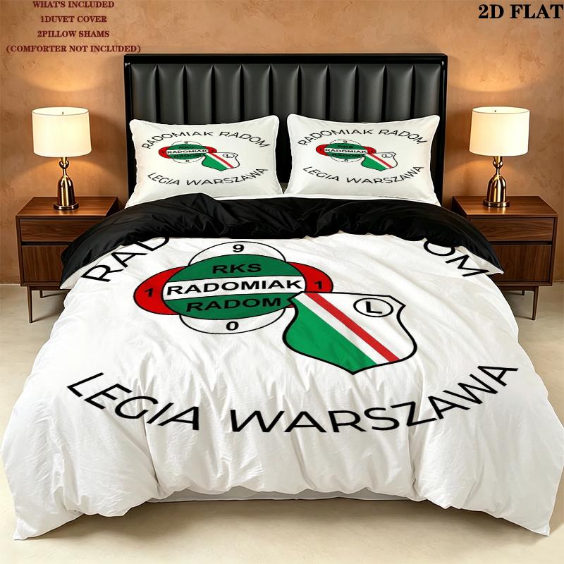 Radomiak Radom Pattern Bedding uilt Set uilt Cover Pillowcase Home Decoration Birthday Gift (1 * duvet cover + 2 * pillowcase without core)