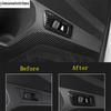 Rear Trunk Tailgate Switch Control Button Frame Cover Trim For Volkswagen T-Roc T Roc 2018 - 2025 Carbon Fiber / Matte Interior