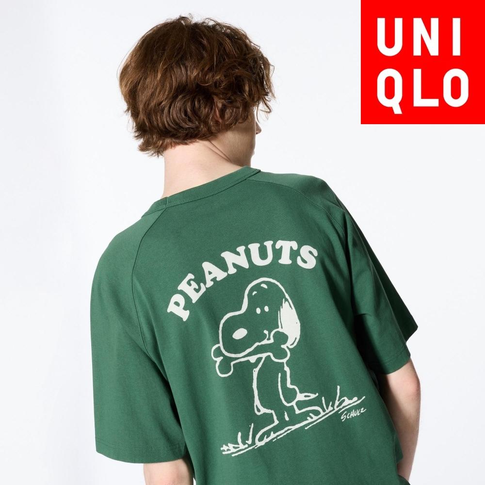 

Uniqlo Футболка с коротким рукавом Peanuts UT GraphiC C 55 GREEN/UNISEX XS