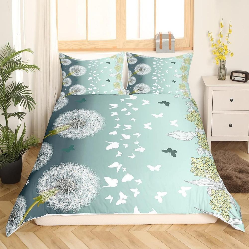 Cute Little Panda Patterned Bed Sheet Set, Children's Animal Bedroom Decoration Bed Sheet Set, Boys' Printed Duvet Cover Set