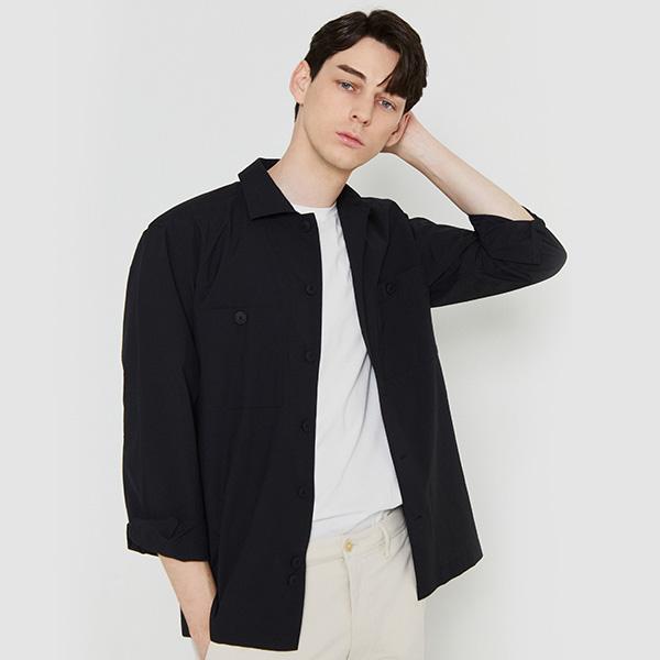 S.T. Dupont Classics Stretch Tricolor 958 Shacket Black Se4Sm22Ls958Sbk