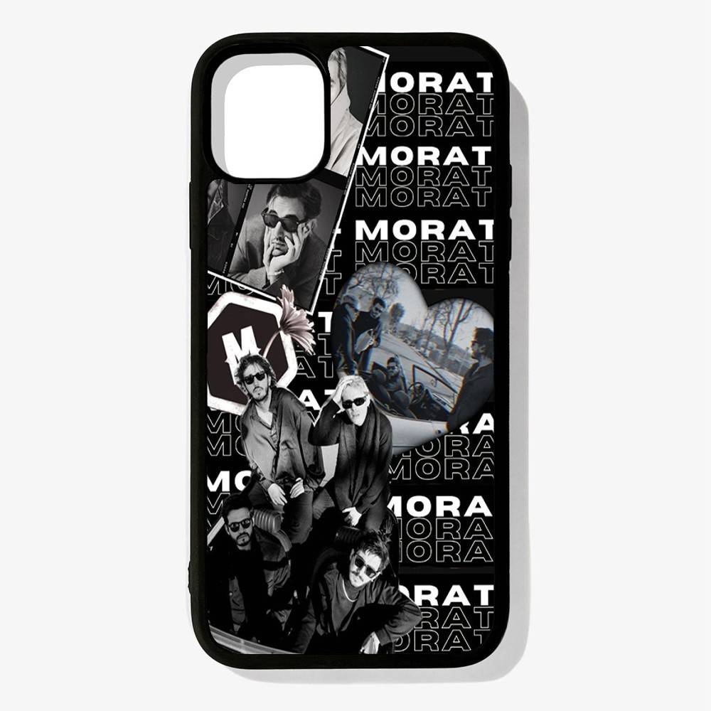 M-Morat Band Phone Case Wireless Charging PC+TPU For IPhone 11 12 13 14 15 16 17 Pro Max Plus Case
