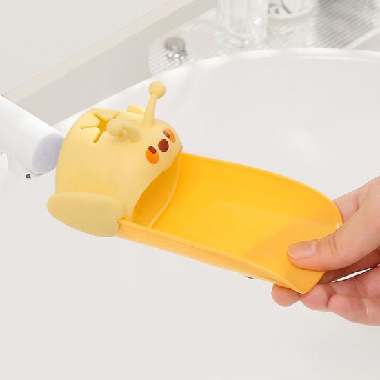 Children Faucet Extender Cartoon Bee Shape Dual Interface Design Splash-proof Faucet Extender Bathroom Gadget