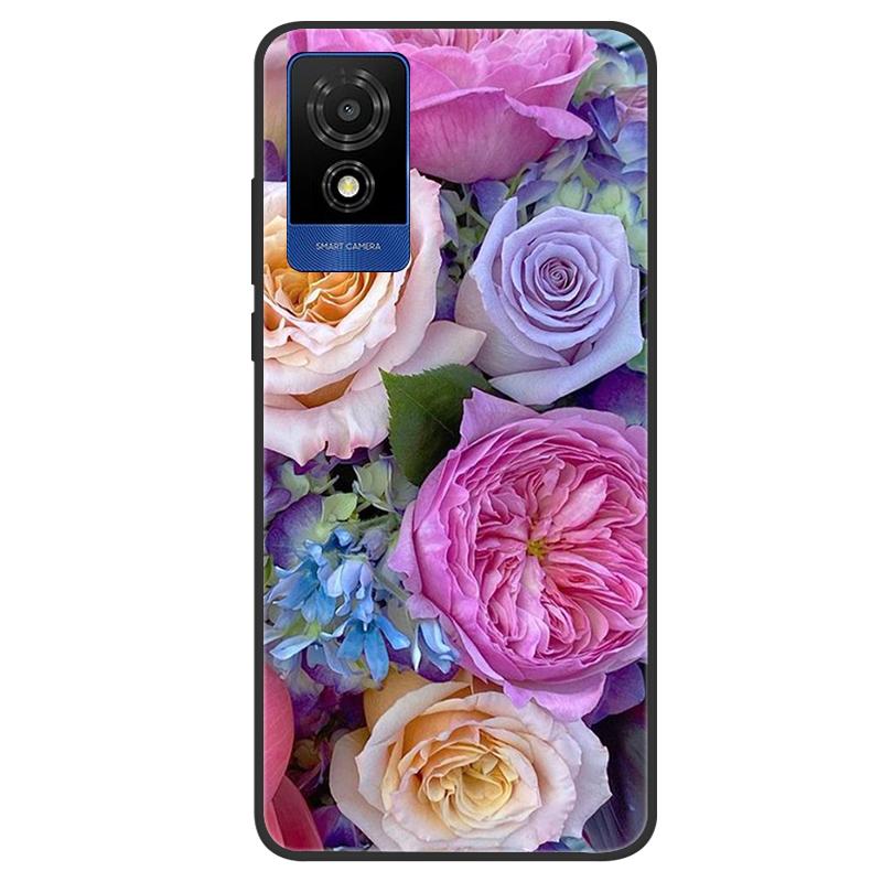Case For TCL 501 Case TCL501Cool Silicone Protective Cover for TCL 501 T433D 2024 Bumper Protector Fundas Coque Shockproof