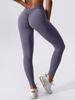 Women's High Waist V-Back Scrunch Butt Leggings, Buttery Soft Tummy Control Yoga Pants For Gym Workout & Daily Wear