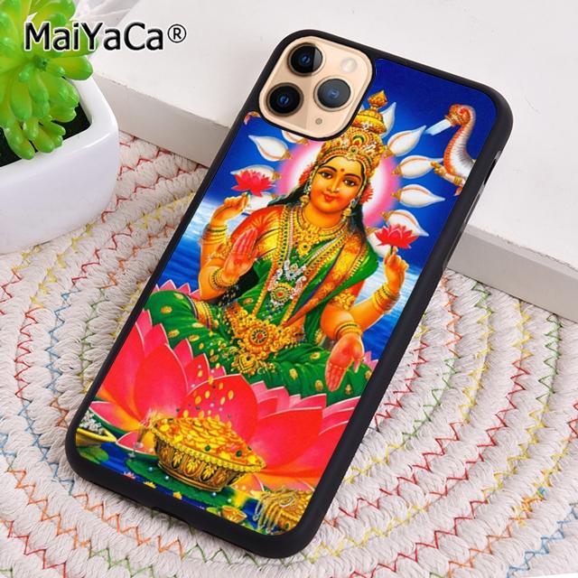 MaiYaCa Lakshmi Hindu Goddess Phone Case Cover For iPhone 17 Air 13 14 16 16e 15 pro max plus 11 12 shell  coque