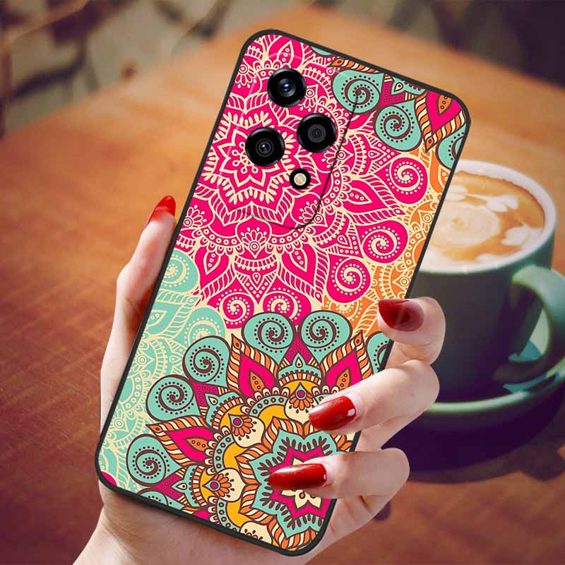 For Honor 200 Lite Case Soft Silicone Fashion Marble TPU Phone Cases for Honor200 Lite 200Lite Cover Capa 6.7'' Shockproof Shell