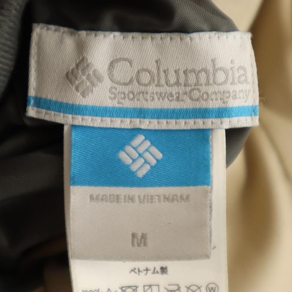 Columbia No collar, reversible Bore jacket M beige Outdoors Women Used