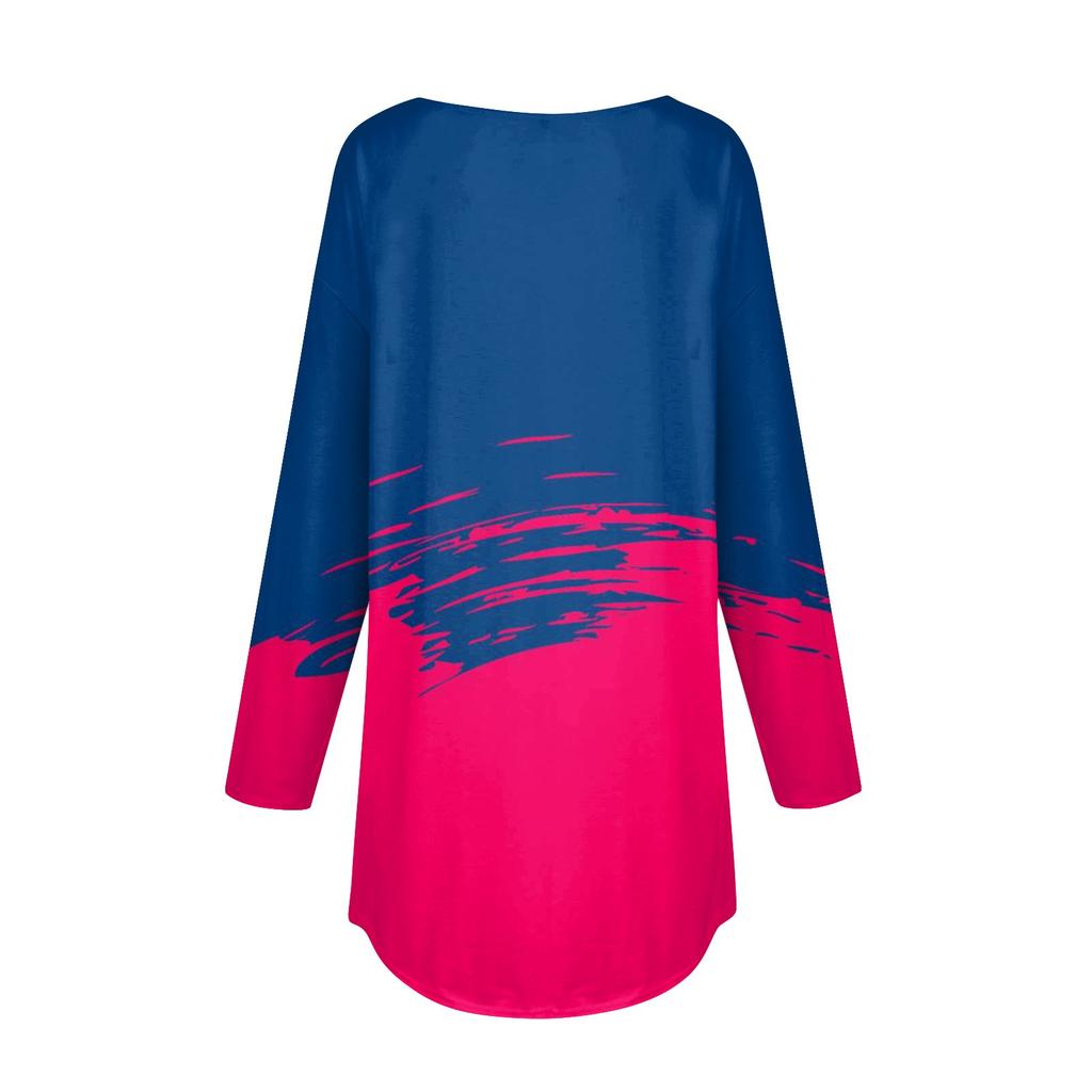 Tricouri Pentru Femei Toamnă Casual Mânecă Lungă Top Fashion Imprimat Pulover Top