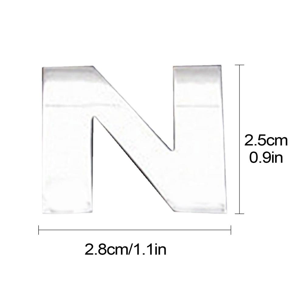 Adhesive Letter Stickers Dustproof Car Bumper Stickers Enhanced Durability Sturdy Car Stickers with 3D Design for Car Auto