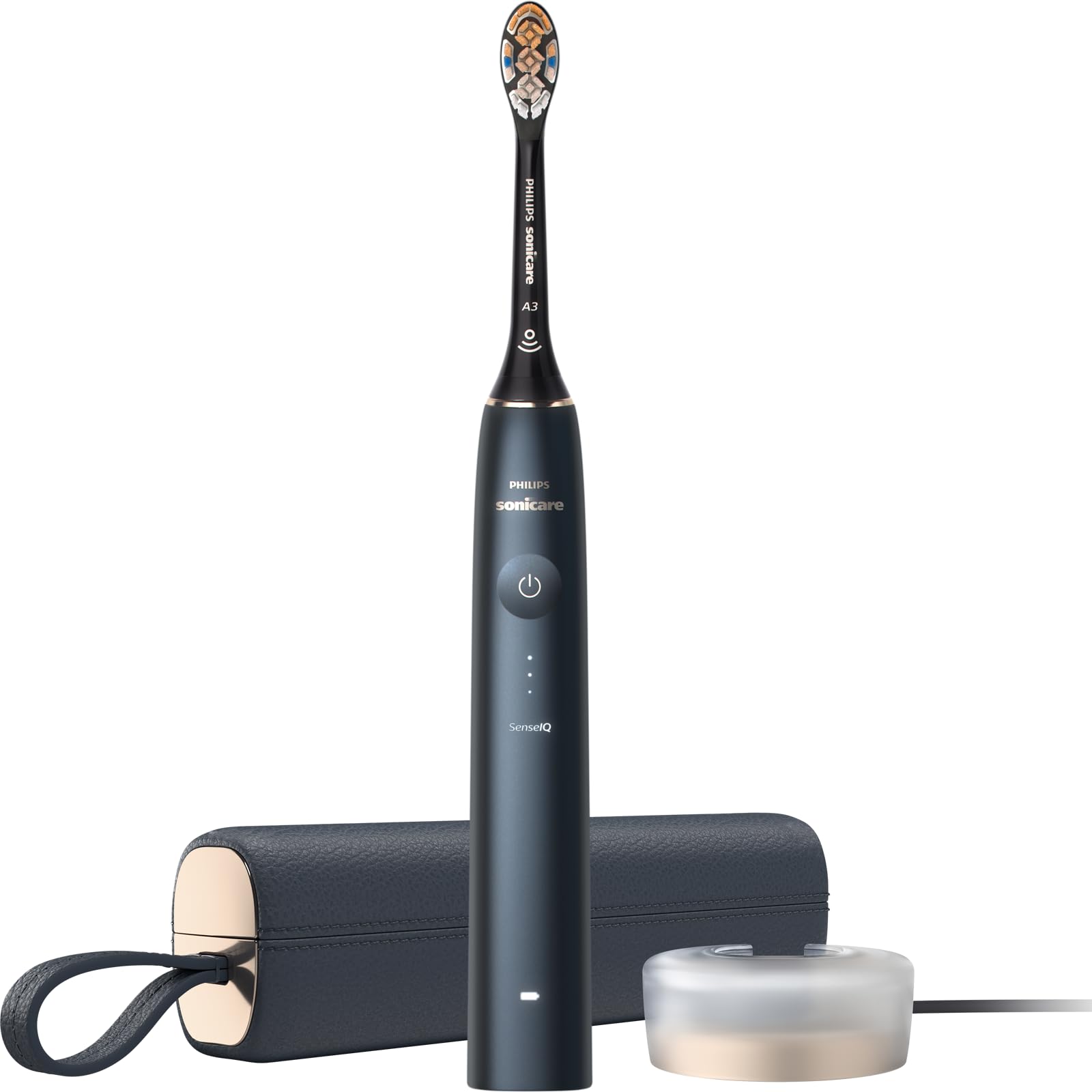 

Портативна дорожня електрична зубна щітка Philips Sonicare 9900 Prestige Midnight Blue (з корпусом) HX9992/22