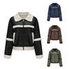 Autumn and Winter New Suede Women's Fashion Warm Velvet Leather Jacket Casual Windproof Jacket Women's Clothing