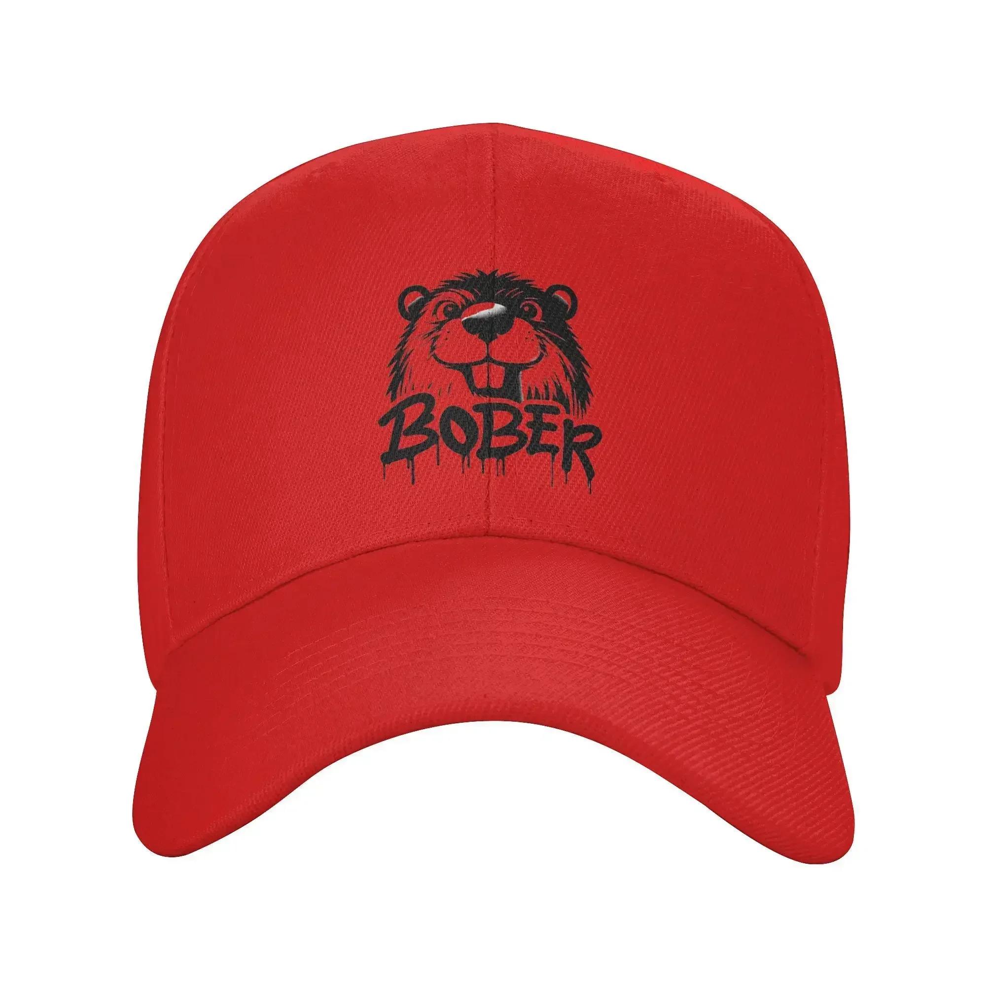 Unisex Bobr Kurwa Outfit Baseball Cap Bober Beaver Kurwa Snapback Hat Unique Design Formal Headwear Adjustable Adjustable