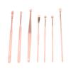 Stainless Steel Spiral Ear Wax Cleaner Set Portable Ear Pick Spoon Earwax Removal Tool Kit