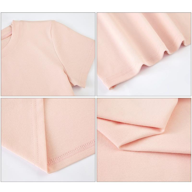 Women's Combed Cotton High-waisted Short T-shirt Summer New Slim Thin Small People with Short-sleeved Tops