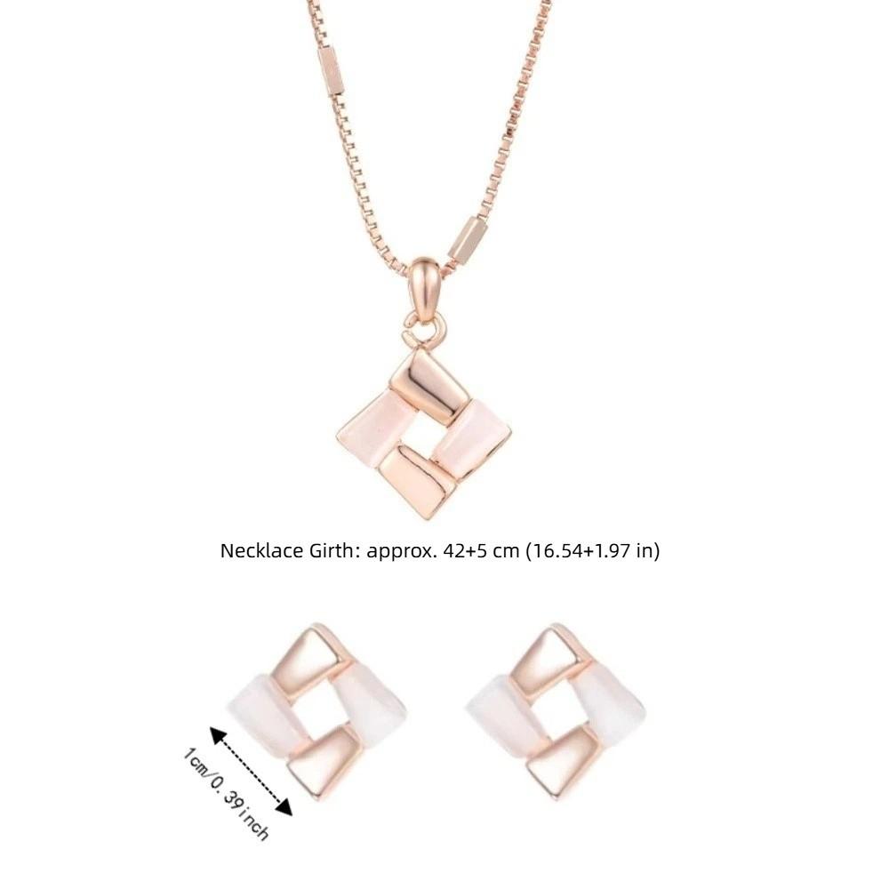 Cat Eye Stone Cat Eye Stone Jewelry Geometric Geometric Pendant Choker  Office Wear