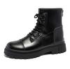 Autumn and winter new Martin boots men's platform locomotive boots British style men's boots winter outdoor casual tooling boots