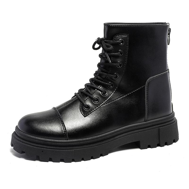 Autumn and winter new Martin boots men's platform locomotive boots British style men's boots winter outdoor casual tooling boots