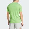 HIIT T Shirts Men's Green Crew Neck Moderate Straight Fit IM1119