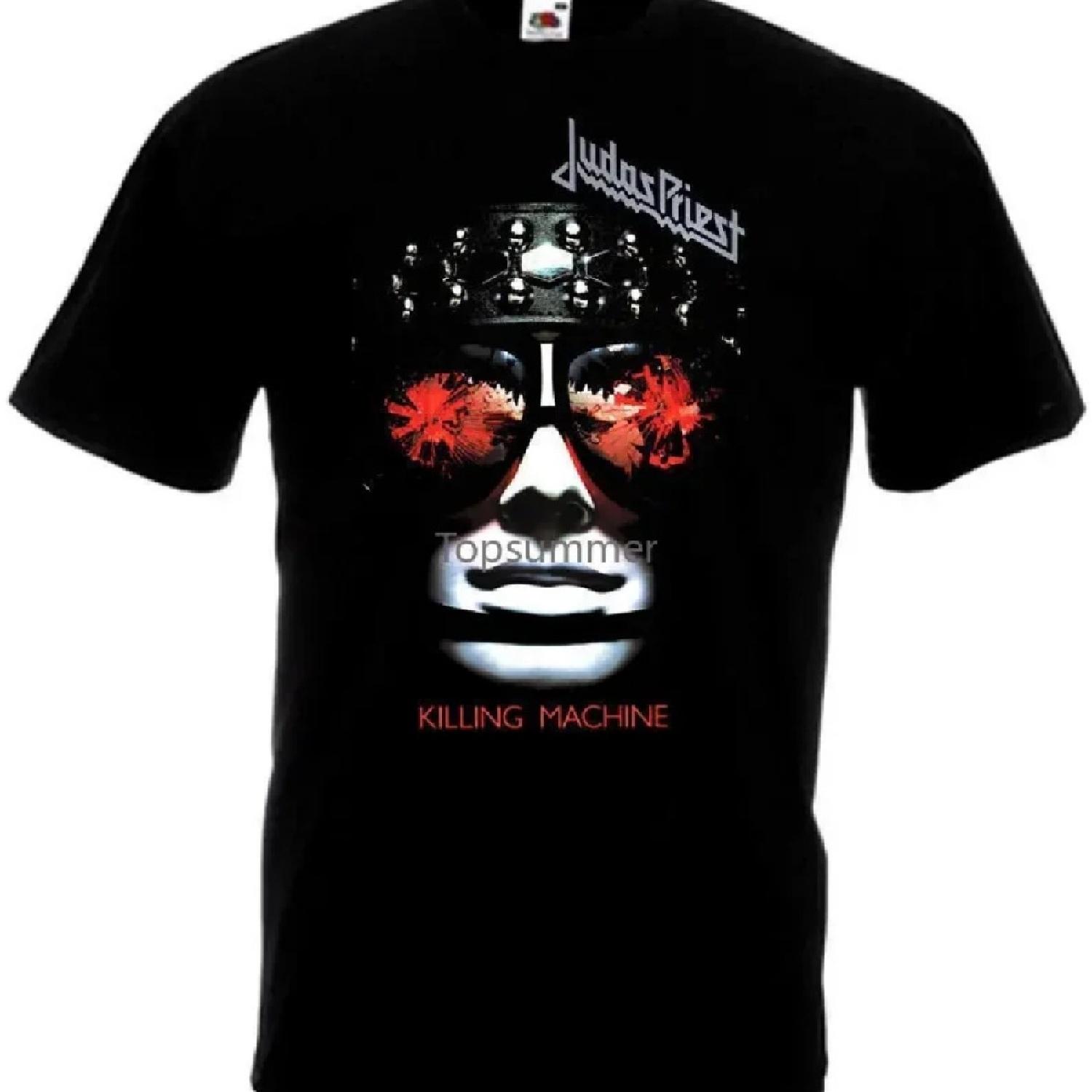 

2018 Лучшие футболки Judas Priest Killing Machine Футболка Черный Постер Все размеры S 5XlНовые поступления Повседневная одежда XXXXXL