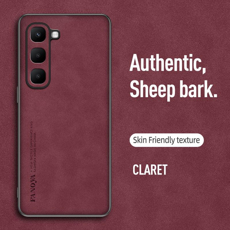 

EUCAGR For For Infinix Hot 70 Luxury PU Leather Phone Case For For Infinix Hot70 Back Cover Soft Shockproof Full Protection Infinix Hot 70 червоний