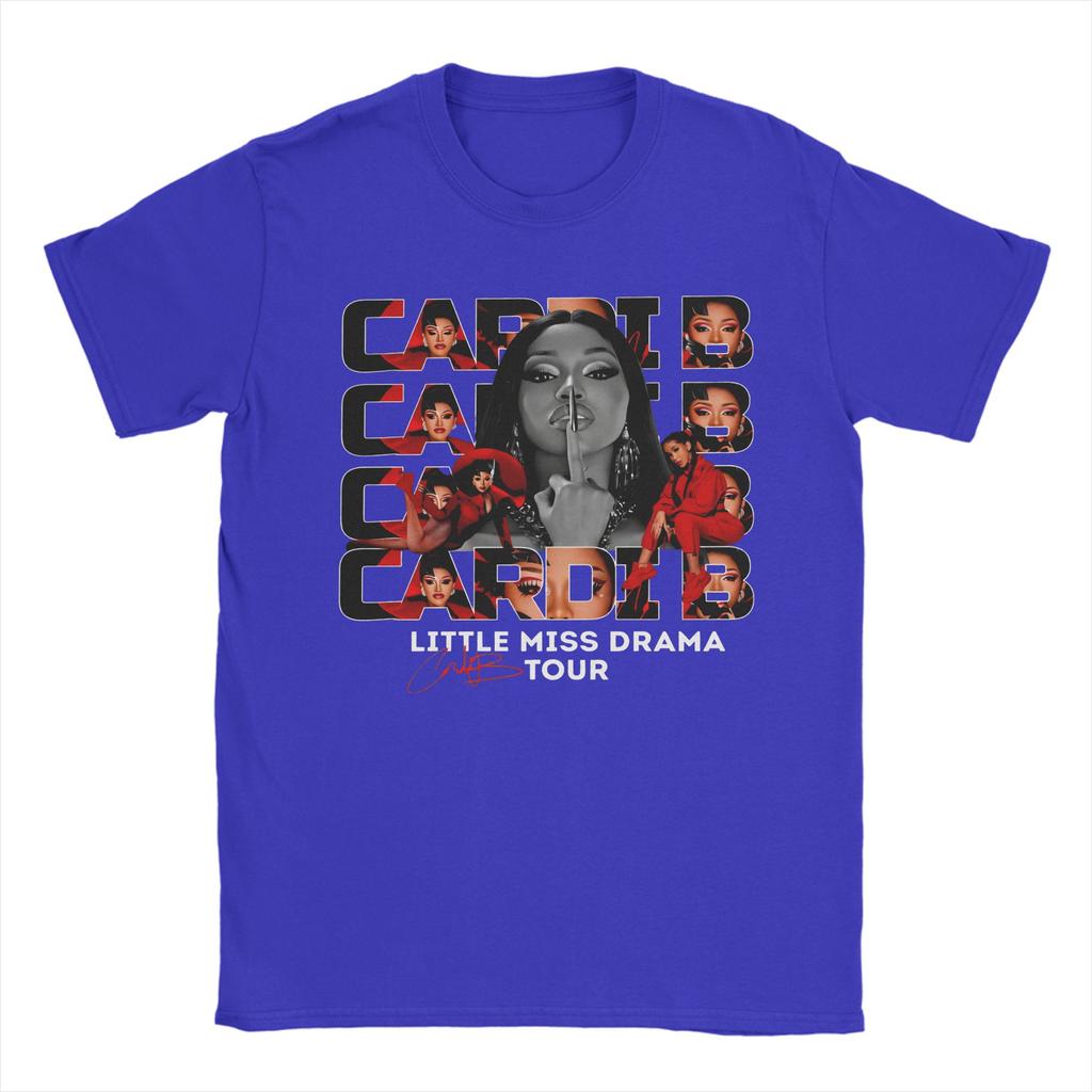 Unisex Women Retro Cardi B Little Miss Drama Tour 2026 88216200 Shirt Cotton Print TShirt Clothing Outfits