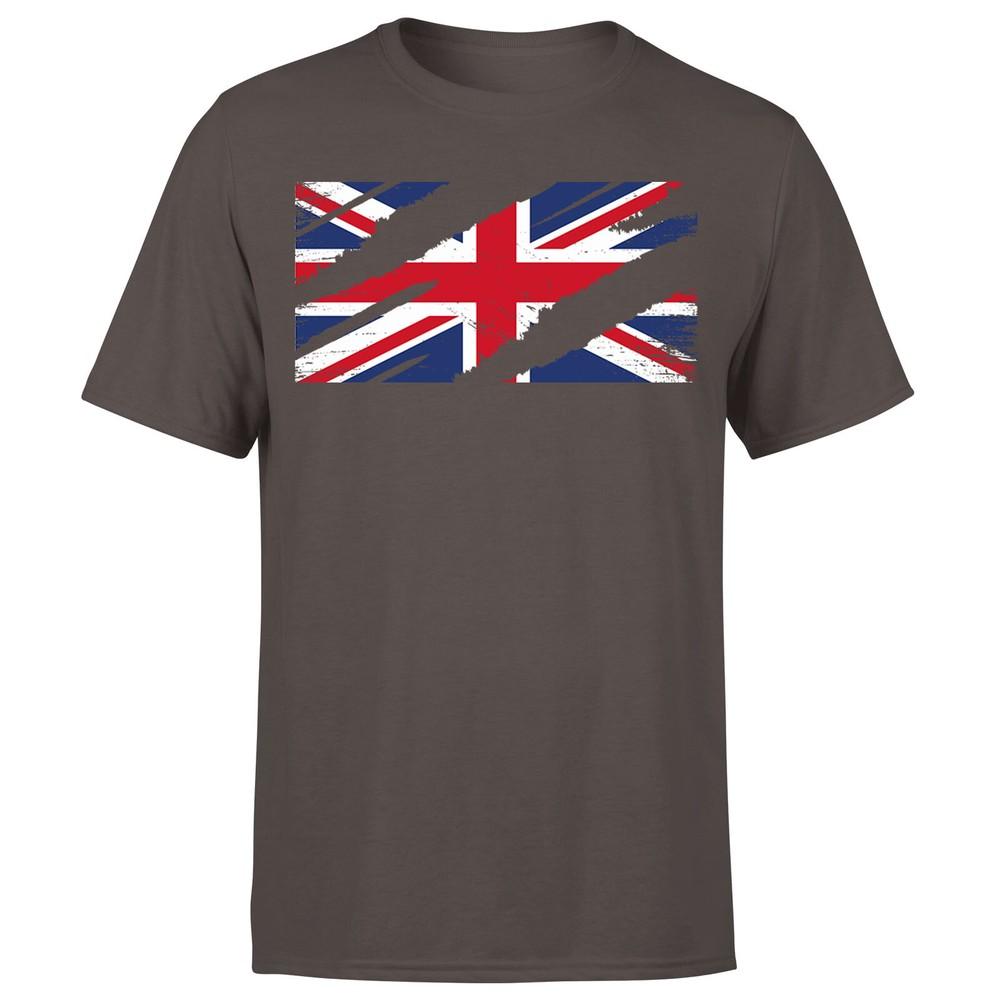 Torn Union Jack Flag TShirt Funny Country British Football Unisexs T ShirtOrP1A