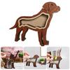 Wood Pet Hair Keepsakes Box Dog Cats Sculpture For Customizable Pet Name Memorial Display Handmade Home Tabletop Decors
