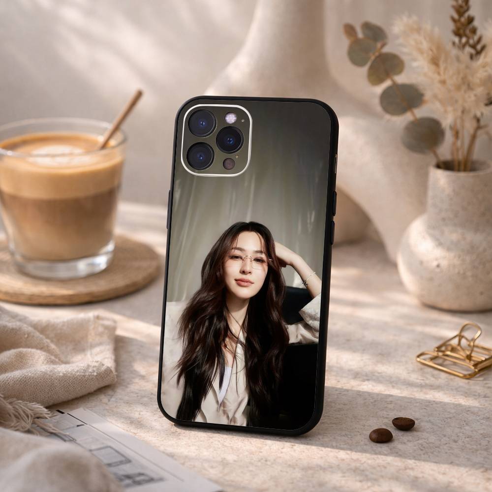Actress L-Lingling Kwong Phone Case For iPhone17,16,15,14,13,12,Plus,Pro Max, 5G Others Soft Black Cover