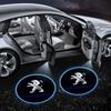 2 Stück LED Willkommenslicht Auto Tür Projektor Lampen Auto Zubehör Für Peugeot 108 406 407 408 206 207 208 306 307 308 508