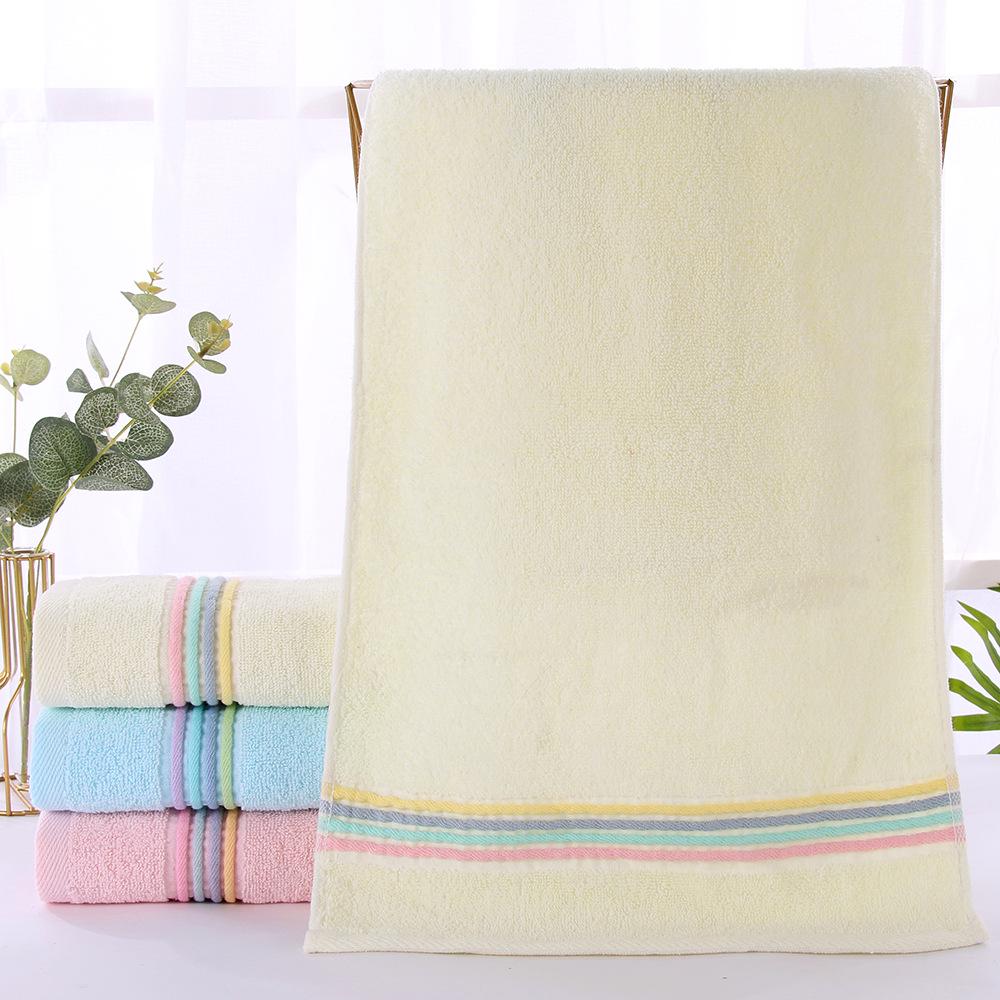 

Мягкое, впитывающее полосатое полотенце для лица - хлопковая смесь для домашнего использования One piece