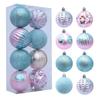 Shatterproof Painted Christmas Ball 6cm Christmas Baubles Christmas Hanging Ball  Home Xmas Decor