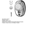 Mini Electric Shaver for Men, LED Display Rechargeable Wet Dry Shaving Razor, Waterproof Portable Beard Trimmer for Travel, Home, Office