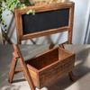 1set Wooden Flower Rack Creativity Plants Shelf Indoor Estantes Para Plantas Outdoor Flower Slot Balcony Decoration 23x24x35cm