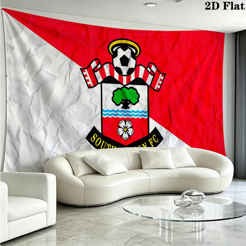 Southampton fc Logo Wall Tapestry Aesthetic Wall Hanging Printed Fabric Blanket Decorative Tapestries for Bedroom Living Room Home Decor